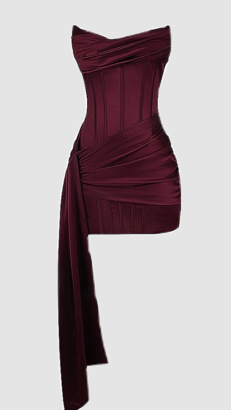 Vestito bordeaux Angolo di Benni