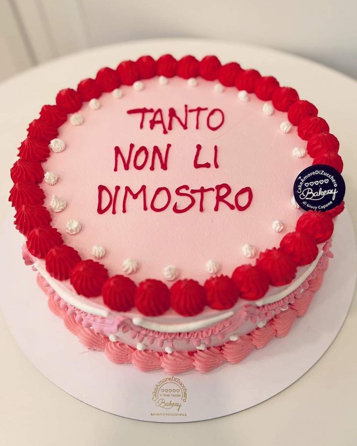 Torta personalizzata con dedica